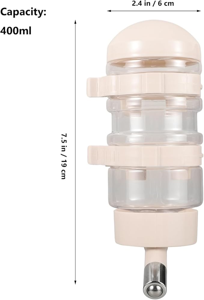 Automatic Pet Dog Water Feeder Hanging Dispenser for Dogs Cats Capacity Design Easy to Install for Indoor Outdoor Use