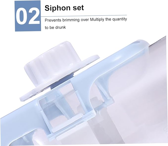 1pc Hanging Water Kettle for Water Station Gravity Waterer Leak and Clean Design