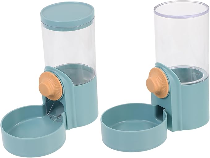 SUPVOX 2pcs Automatic Pet Water Bottle and Feeder for Dogs and Leak Water Dispenser and Food Bowl for Animals Easy to Install and for Cages