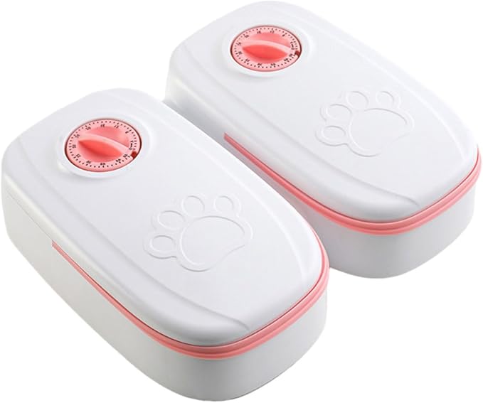 Automatic Feeder Timed Feeding 350ml Capacity Portion Control Single/Double 48 Hour Timer Dry/Wet Food Dispenser