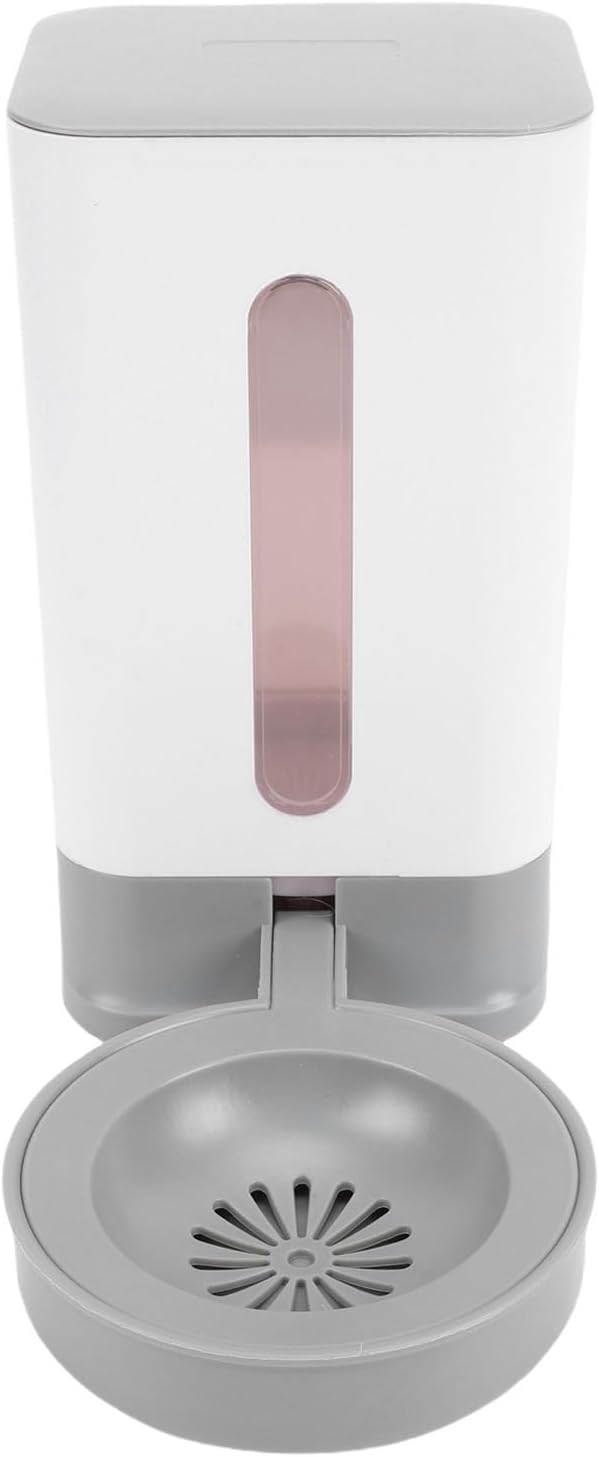 Hanging Automatic Pet Water Dispenser, Plastic, Continuous Hydration for Dogs and Cats, 1.5L Capacity, Ideal for Small Animals Like Puppies and Kittens (Gray)