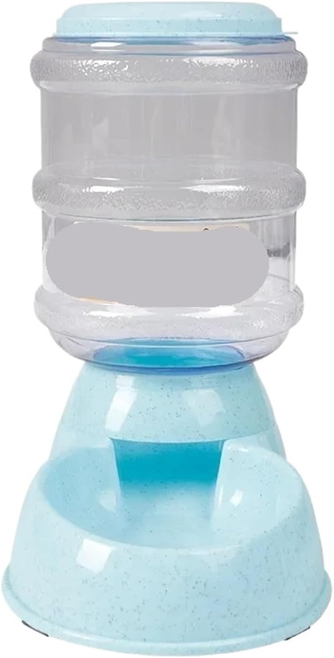 3.75L Large Automatic Feeder Drinker Dispenser Pet Bowl Dish(Feeder Blue)