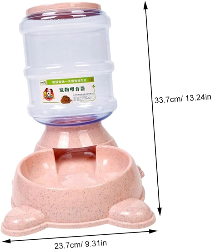Housoutil 1pc Automatic Pet Food Dispenser Refillable Dog Feeder Container Non-Skid Base Adorable for Easy Feeding Shop