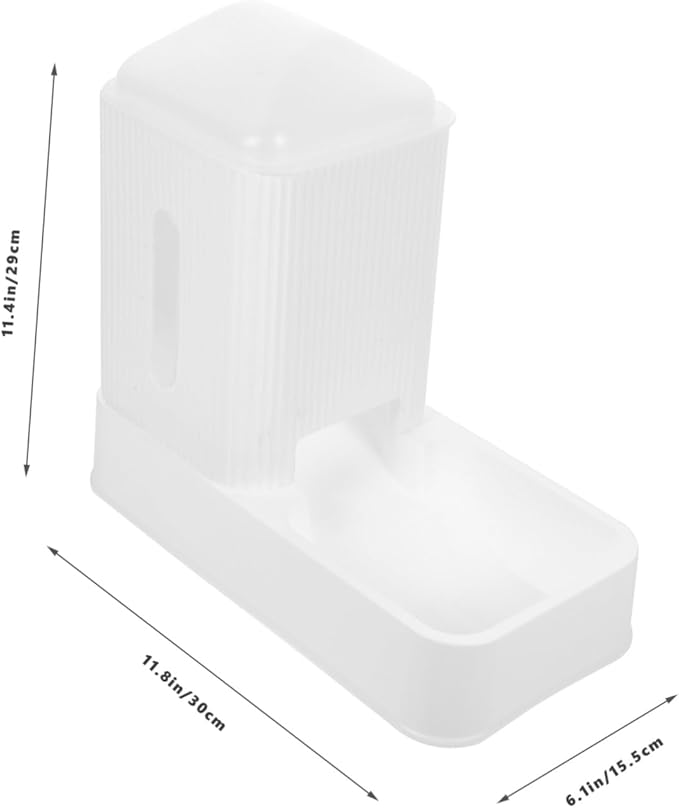 Totority 1set Automatic Cat Feeder Dispenser Pet Water Holder -fed Design for Cats and Dogs Elegant Feeder and Water Bowl Convenient
