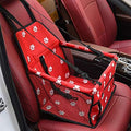 JOONOR Dog Car Seat Booster for Small Dogs & Cats, Red