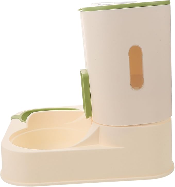 Automatic Pet Water Feeder with Dry and Wet Food Separation Capacity Dog Water Dispenser and Cat Bowls Detachable Easy Multiple Pets Sturdy