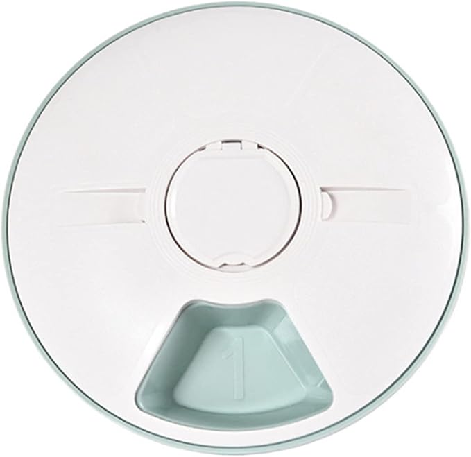 Automatic for Cat Feeder Dry Food Meal Control Small Pets Dry/Wet Food Dispenser Automatic 6 Grids