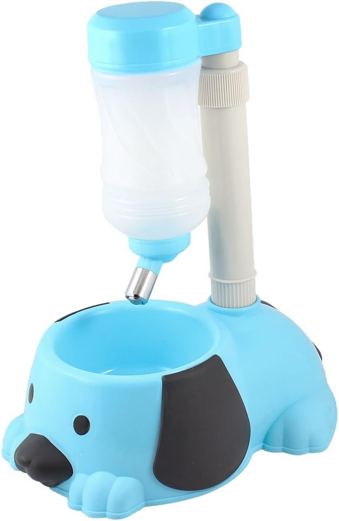 Adjustable Blue Plastic Pet Dog Feeder Automatic Drinker (id: 586 850 442 85b ce5