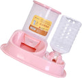 Toyvian Automatic Cat Dog Feeder Water Dispenser Large Capacity PET Feeding Bowl Simple Fill Design for Cats and Dogs