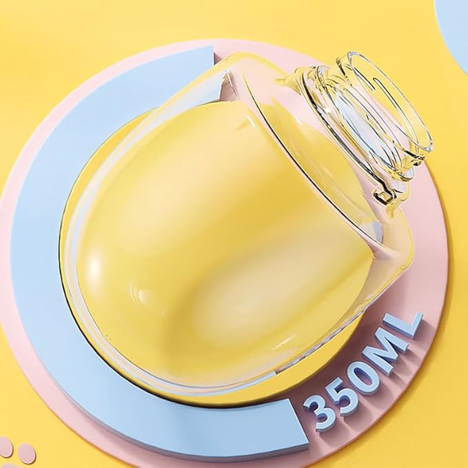 2 in 1 Dog Water and Food Bowl Set, Stainless Steel Automatic Cat Feeder Pet Water Dispenser Double Cat Bowls for Dogs Cats (Yellow)