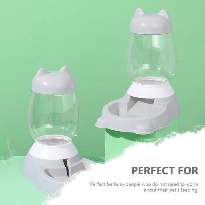 Automatic Cat Feeder Water Dispenser Pet Self Feeding Container Home Pet Food Feeder