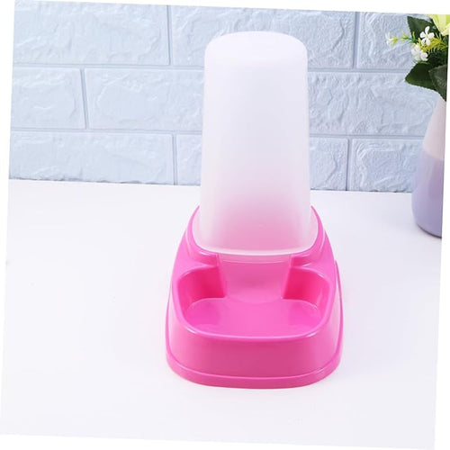 2pcs Cat Auto Feeder Automatic Dog Feeder Pet Automatic Safe Plastic Removable Bottle Ideal for Single or Multiple Pets