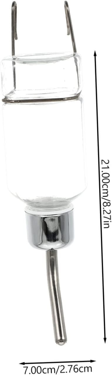 2 Pcs Automatic Hanging Water Dispenser Feeder for Pets Practical Drinking Fountain Safe Convenient Water Holder for Dogs Cats No Leakage Design