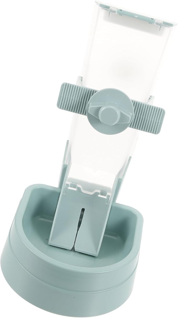 Balacoo 2l Hanging Automatic Dog Feeder with Blue Gradient Design, Large Capacity Pet Food Dispenser Bowl for Puppies and Dogs, Suitable for Cage Feeding and Slow Feeding Scenarios