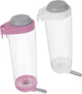 Happyyami 2pcs Automatic Pet Water Dispenser Dog and Cat Water Feeder with Easy Clean Nozzle Fixed Hook Design Capacity for Dogs Cats and Pets