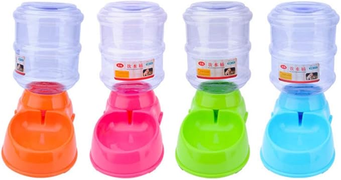 Pet Water and Food Bowl Automatic Feeder Running Water 3.5l Capacity -Skid Pad for Easy Feeding