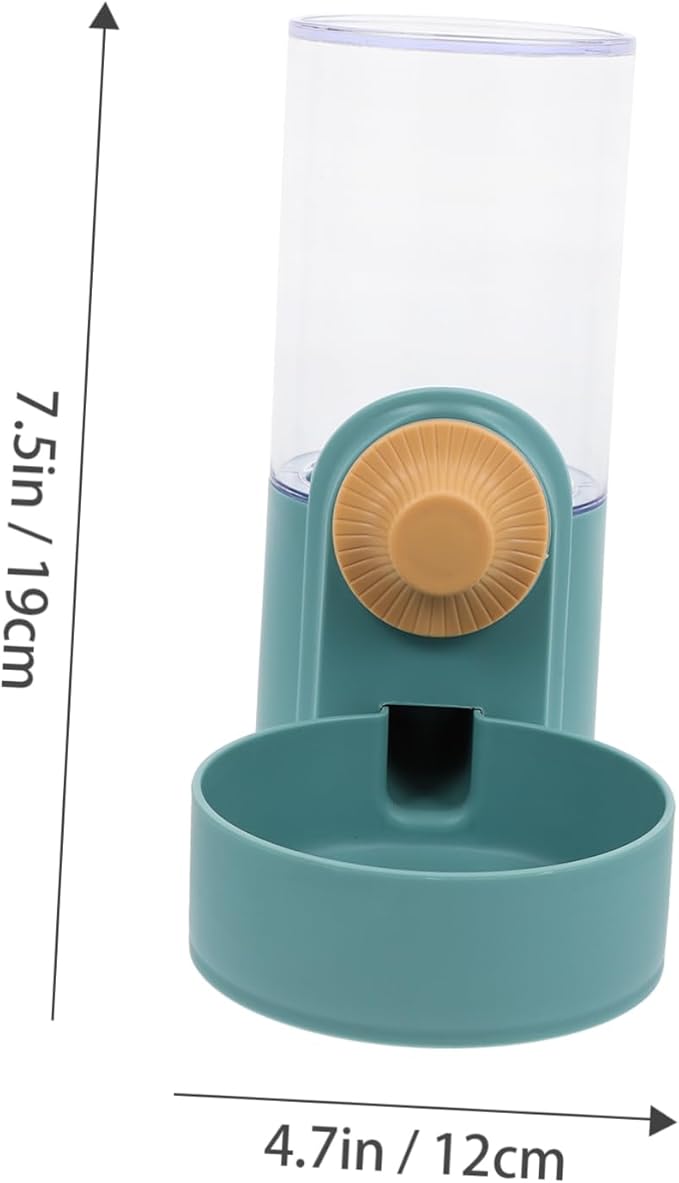 SUPVOX 1pc Automatic Cat Water Dispenser Compact Pet Cage Water Feeder for Dogs Cats for Pets Lightweight and Easy to Store Green