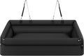 Pet Car Seat for Small Dogs & Cats, C ar Seat for D og and C at Sofa, Fluffy C at Car S eat with Removable Washable Cover for Homes, Living Rooms, Bedrooms, Balconies, Pet Shops, Black,XL