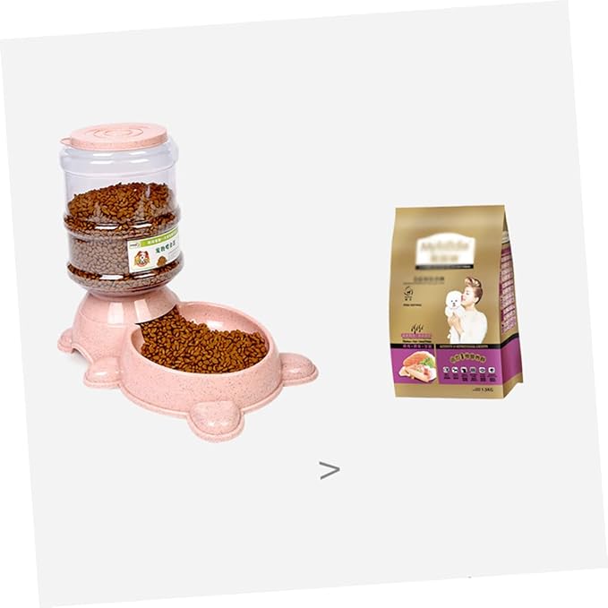 Totority Non-Skid Base Automatic Feeder Large Dog Bowl Easy Refill Food Dispenser Pet Feeder