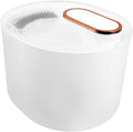 3l Auto Electric Pet Water Fountain Dog Cat Drinking Dispenser Filter Self-Filling Low Water Level Protection Pp Material Mineral White