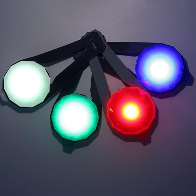 LED Collar Charm Light,Dog Collar Lights for Night Walking,Dog Night Light, Pet Safety Light for Outdoor, 3 Light Modes,USB Rechargable (1 Count, Green)