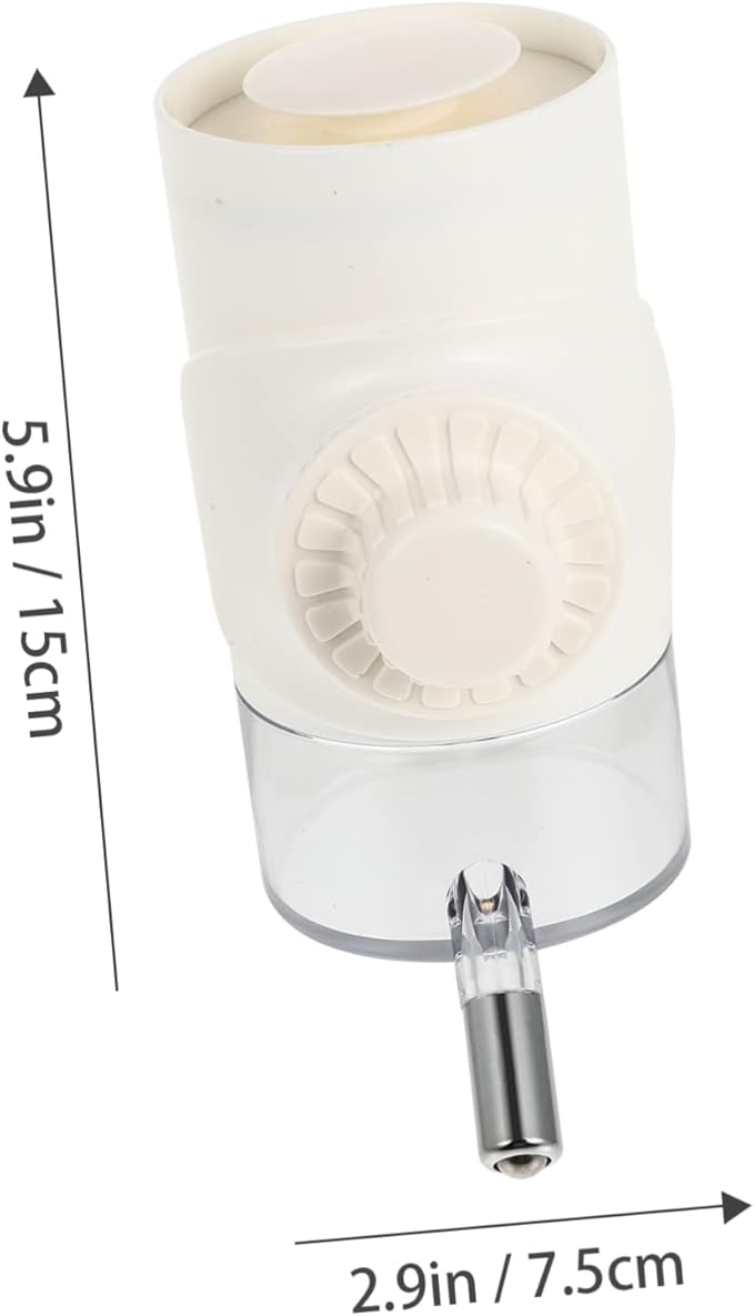 Automatic Dog Water Dispenser Pet Hanging Water Feeder Stainless Steel Nozzle