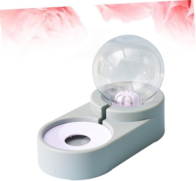 BESPORTBLE Creative Pet Automatic Water Feeder Double Bowl Non-Stainless Steel Pet Water Dispenser Unique Design