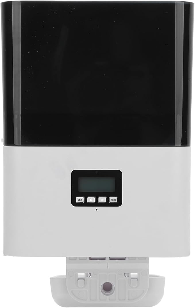 Precise Portion Control Hanging Cage Automatic Food Feeder with Intelligent Sensing Technology, for Controlled Meal Portions (US Plug 100-240V)