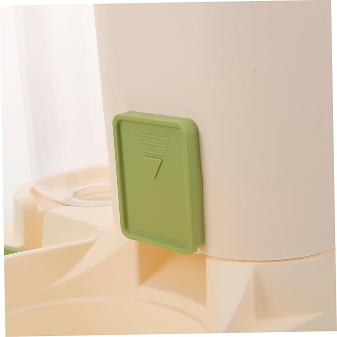 Yardwe Automatic Pet Feeder and Water Dispenser for Dogs and Cats Capacity Dry-Wet Separation Easy to Transparent Design for Home Use
