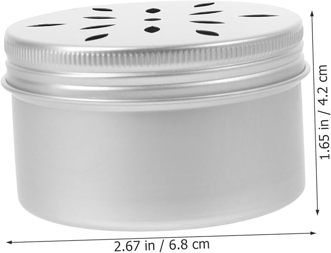 TEHAUX 10pcs Dog Scent Training Case Tins Lids for Nose Work Containers for Scent Detection and Odor Training for Dogs and Working Breeds