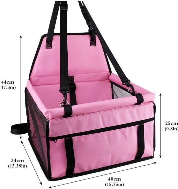 Easy Install Car Seat for Small to Medium Animals Secure Travel for Dogs Puppies Pigs Rabbits Cats Small Pets