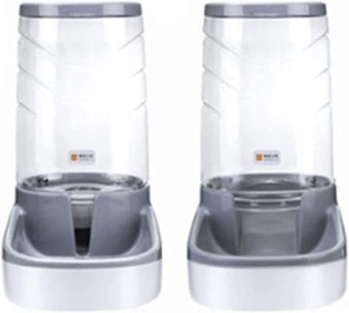 pet Water Dispenser 3.8 L Pets Cats Dogs Automatic Waterer and Food Feeder Set Unplugged Feed Water Pet Supplies Gravity Pet Food Feeder and Water Dispensers cat Fountain
