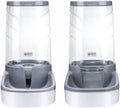 pet Water Dispenser 3.8 L Pets Cats Dogs Automatic Waterer and Food Feeder Set Unplugged Feed Water Pet Supplies Gravity Pet Food Feeder and Water Dispensers cat Fountain