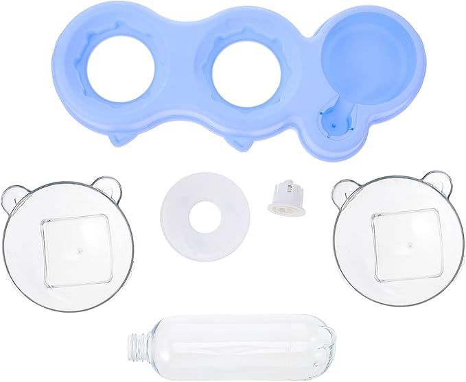 VICASKY Water Feeder Skid Pet Bowl Multi Use Detachable Water Dispenser for Dogs and Cats Convenient Feeding for Busy Pet Owners