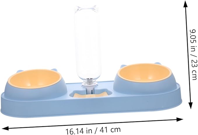 Automatic PET Feeder and Water Dispenser for Cats and Dogs Dual Bowl Design Wear-Resistant PET Feeding Station for Home Use