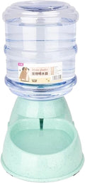 Large Capacity Automatic Pet Feeder and Water Dispenser for Small Dogs and Cats - Ideal Feeding Solution(Food-Green)