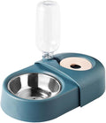 DOITOOL Automatic Drinking Bowl and Pet Feeder Blue Food and Water Bowl Spill-Proof Design Suitable for Cats and Dogs Pet Feeding Supplies