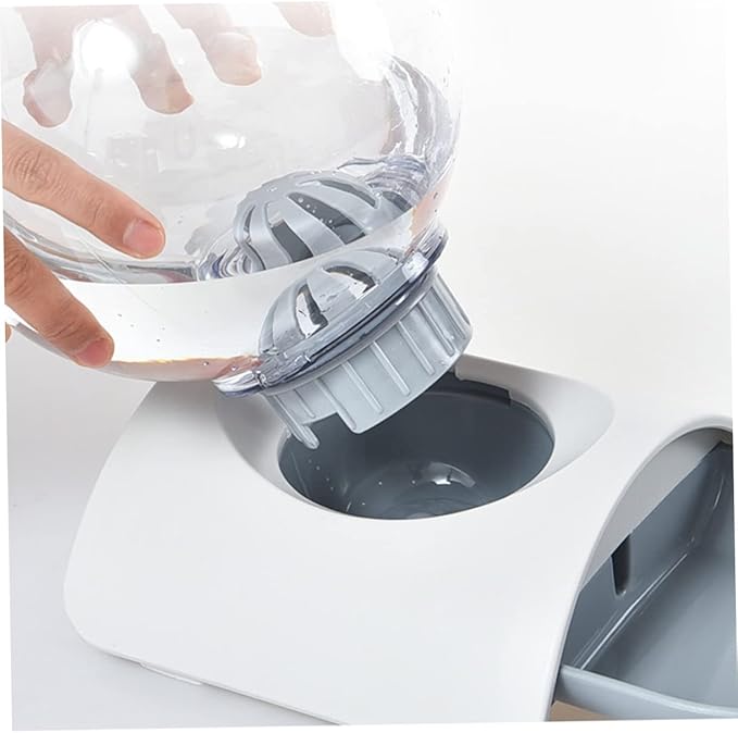 SUPVOX 1pc Automatic Pet Water Dispenser Large Capacity Waterer for Dogs and Cats and Material Easy to Grey Bubble Design