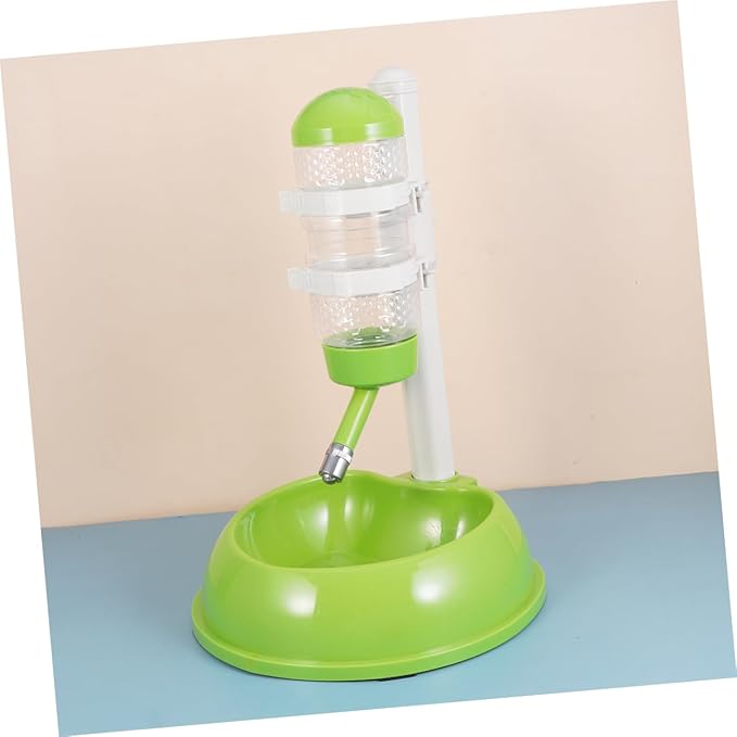 Automatic Pet Feeder Food Dispenser with Capacity Heart Shape Design Easy to Refill Safe Material for Cats and Pets Green