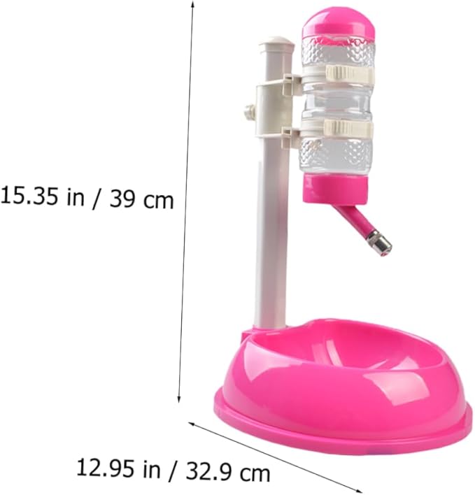 BESPORTBLE 1pc Automatic Pet Water Dispenser and Food Feeder Drinking Bowl for Dogs and Cats Transparent Water Bottle and Material Easy to Use Pet Supplies