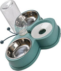 SUPVOX Elevated Tilted Cat Water Dispenser Automatic Cat Feeder Dog Bowl Feeder Triple-use Pet Kitten Accessory