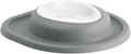 WeatherTech Single Low Pet Feeding System w/Plastic Dog/Cat Bowls - 8 oz (1 Cup) Dark Grey (PSL0801DG)