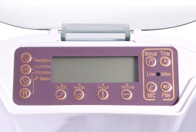 Dog and Cat Timed Quantitative Recording Call Function Automatic Feeding Washable and Device Removable Dual Power Escort Feeder 6L Large Capacity Smart Portable