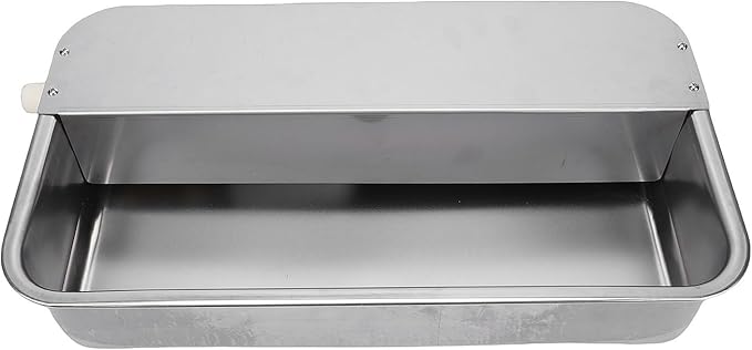 Sorandy Automatic Water Dispenser for Dogs, 304 Stainless Steel Thickened Dog Water Bowl Dispenser, Auto Filling Wide Drinking Waterer Feeder for Farm Chicken Pets Indoor Outdoor