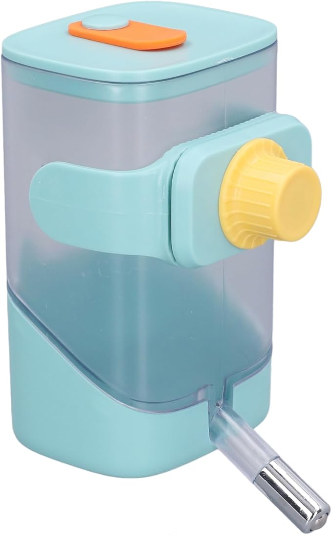 Stainless Steel Dog Water Bottle, Automatic Pet Water Feeder Stainless Steel Ball Cage Hanging Water Dispenser for Cat Dog (Cocoarmg9dmenq73r-12)