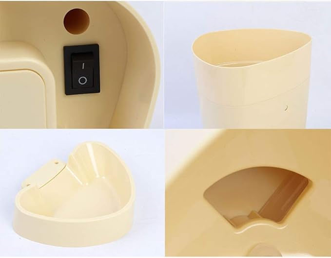 Black Remote Mobile Phone Control pet Dog cat Intelligent Automatic Feeder 4L Large Capacity Feeding Machine Bowl Timing quantitative Dual Power Supply