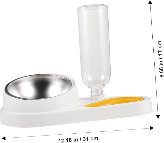 Pet Feeder Automatic for Cats Dogs Water Bowl Capacity Spill Pet Care Tool