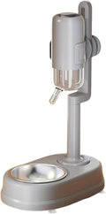 Freestanding Pet Water Dispenser, Automatic Feeder for Dogs and, Gray