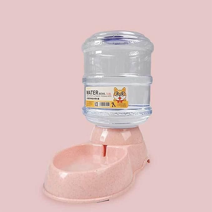 Water Dispenser Pet Drinker Waterer Dog Feeder Automatic Feeder EcoFriendly Adjustable Unplugged Detachable Drinking Dispenser Dog Automatic Drinkers cat Fountain (Size : Feeders) (Water dispensers)