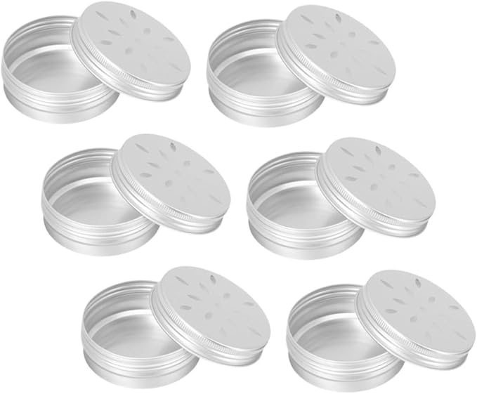 POPETPOP 6pcs Aluminum Dog Scent Training Tins Durable Identification Boxes for Scent Work Nose Work and Detection Tasks for Working Breeds